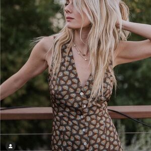 NWOT Doen Allene Dress in Noir Bedford